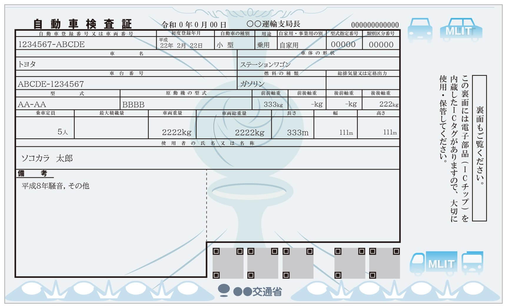 電子車検証