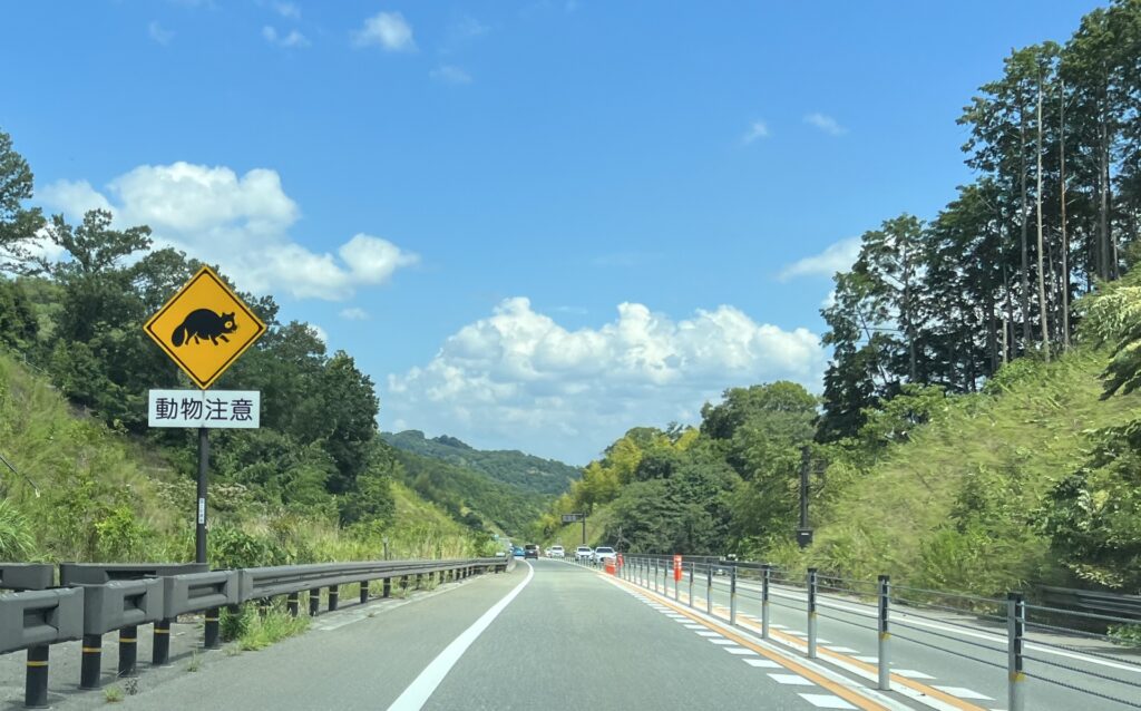 動物注意標識