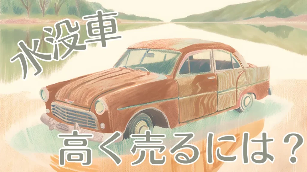 水没車を高く売るには？