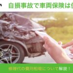 自損事故の修理代で車両保険を使うことはできる？相場についても紹介