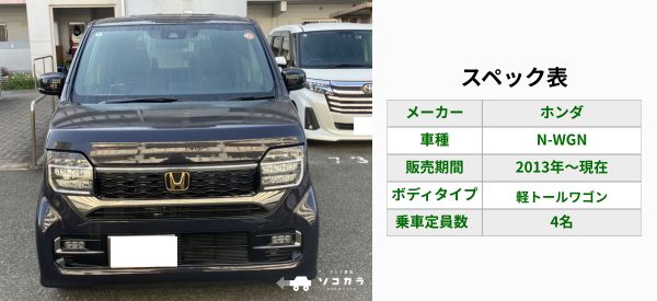 N-WGNスペック表 | 車買取のソコカラ N-WGN 買取相場