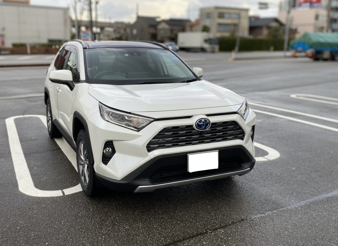 08_RAV4 | 車買取のソコカラ ソコカラで買い取らせていただいたRAV4とお客様のお写真