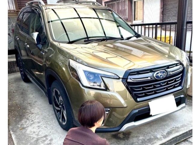 57_フォレスター買取事例インタビュー | 車買取のソコカラ ソコカラで買い取らせていただいたフォレスターとお客様のお写真
